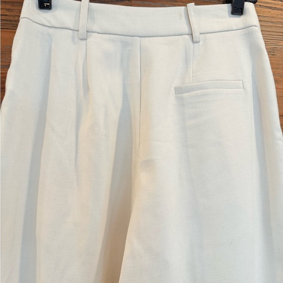 Wayf Cream High Waist wide Leg Women's Trousers NWT - Picture 12 of 16
